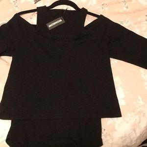 Monrow off the shoulder long sleeve